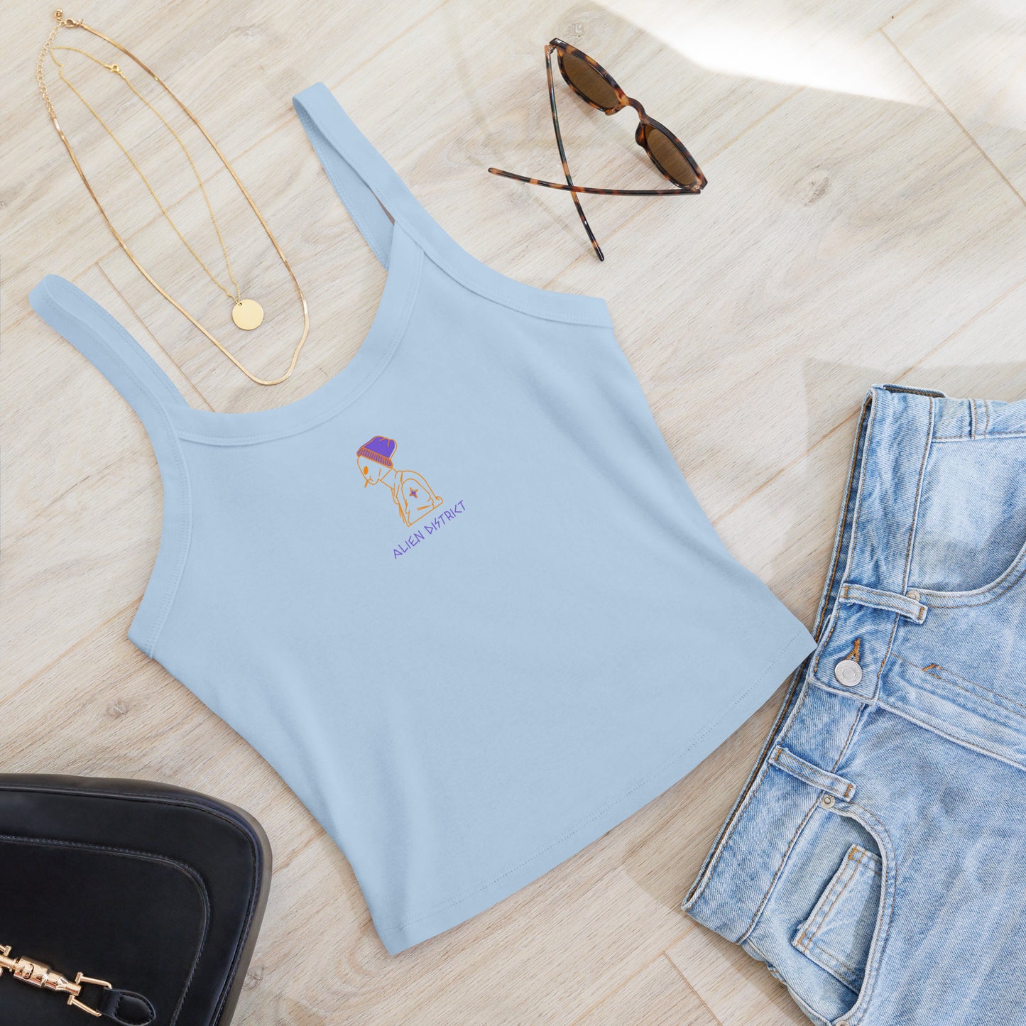 Women’s micro-rib tank top