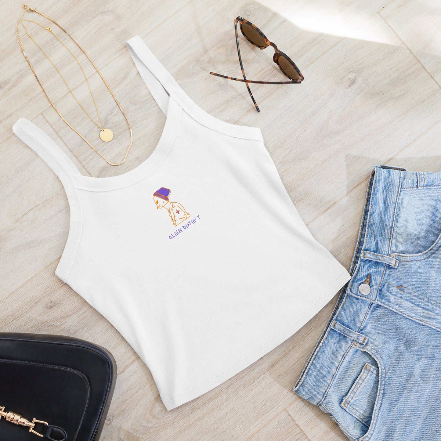 Women’s micro-rib tank top